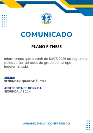 Comunicado FITNESS A4