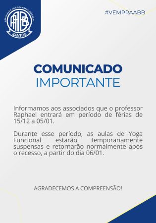 Comunicado Importante A4