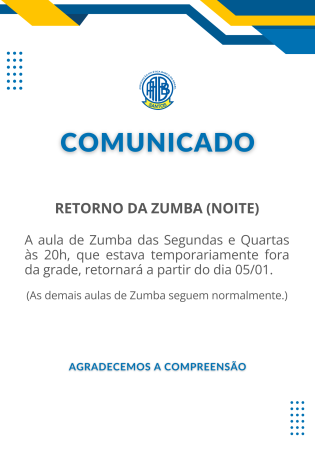 RETORNO ZUMBA