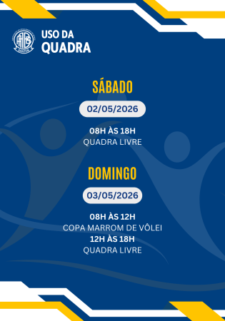 USO DA QUADRA 2026 A4