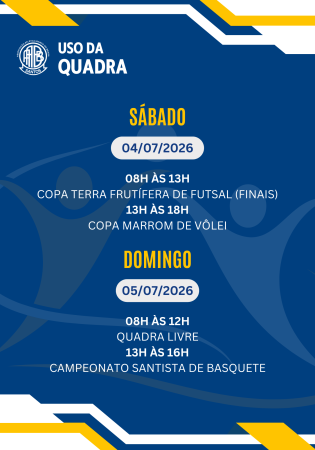 USO DA QUADRA 2026 A4