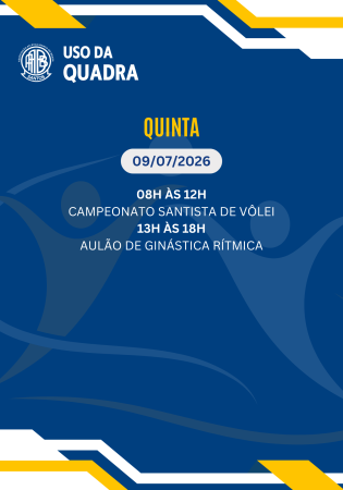 USO DA QUADRA 2026 A4