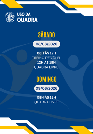USO DA QUADRA 2026 A4